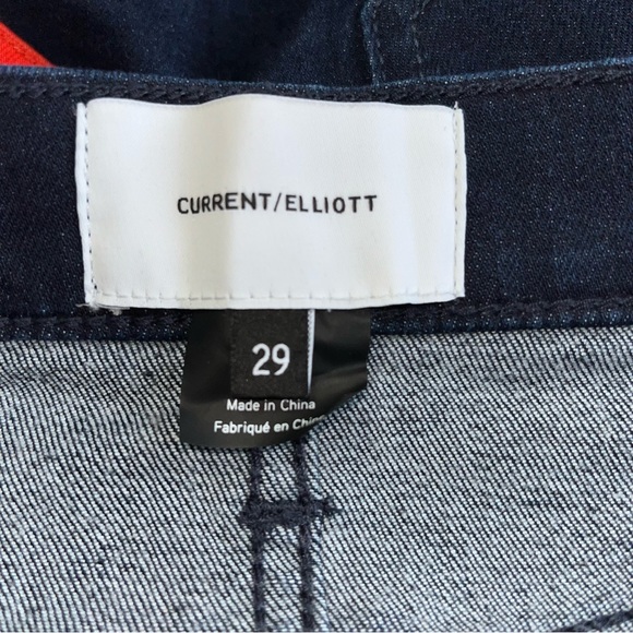 CURRENT ELLIOT Red Pocket high waist denim JEANS women’s SIZE 29 streetwear - Picture 9 of 12